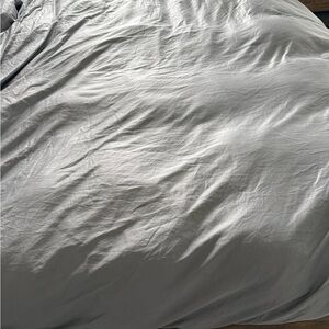 King Silver Duvet Cover